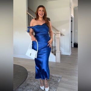 Satin Maxi Dress * NWT